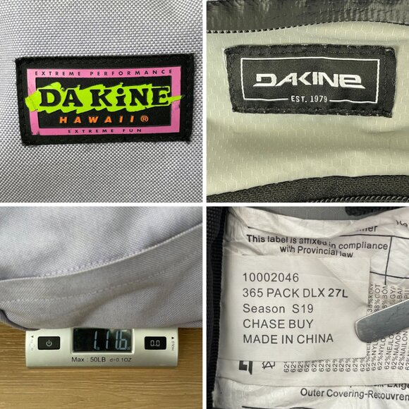 Dakine Backpack 27L Laptop Bag 365 Deluxe Pack DLX Cannery Purple School Book - Picture 16 of 16